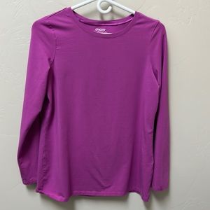 Chicos ultimate crewneck ls tee. Great pink color!  Sz small/med. like new